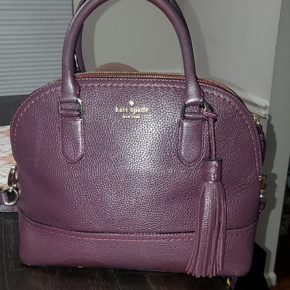 Kate Spade Plum Satchel Bag